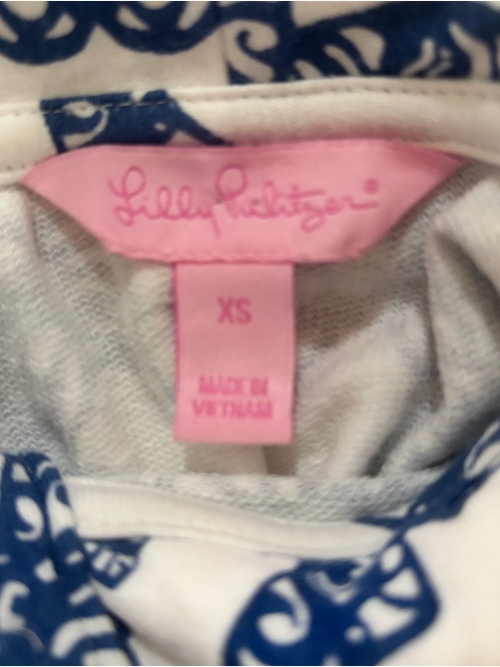 Lilly Pulitzer Captain Popover Tons of Fun Elephant Print Size XS - Picture 6 of 6